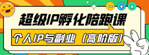 超级IP孵化课程：教你打造个人IP做好副业（高阶版）41节课-打鱼晒网学习库 - 实用知识干货分享，轻量碎片化学习首选