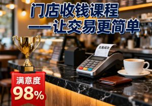 门店收钱实战课程：499元解锁门店收款全方案，一次性解决收钱难题-打鱼晒网学习库 - 实用知识干货分享，轻量碎片化学习首选